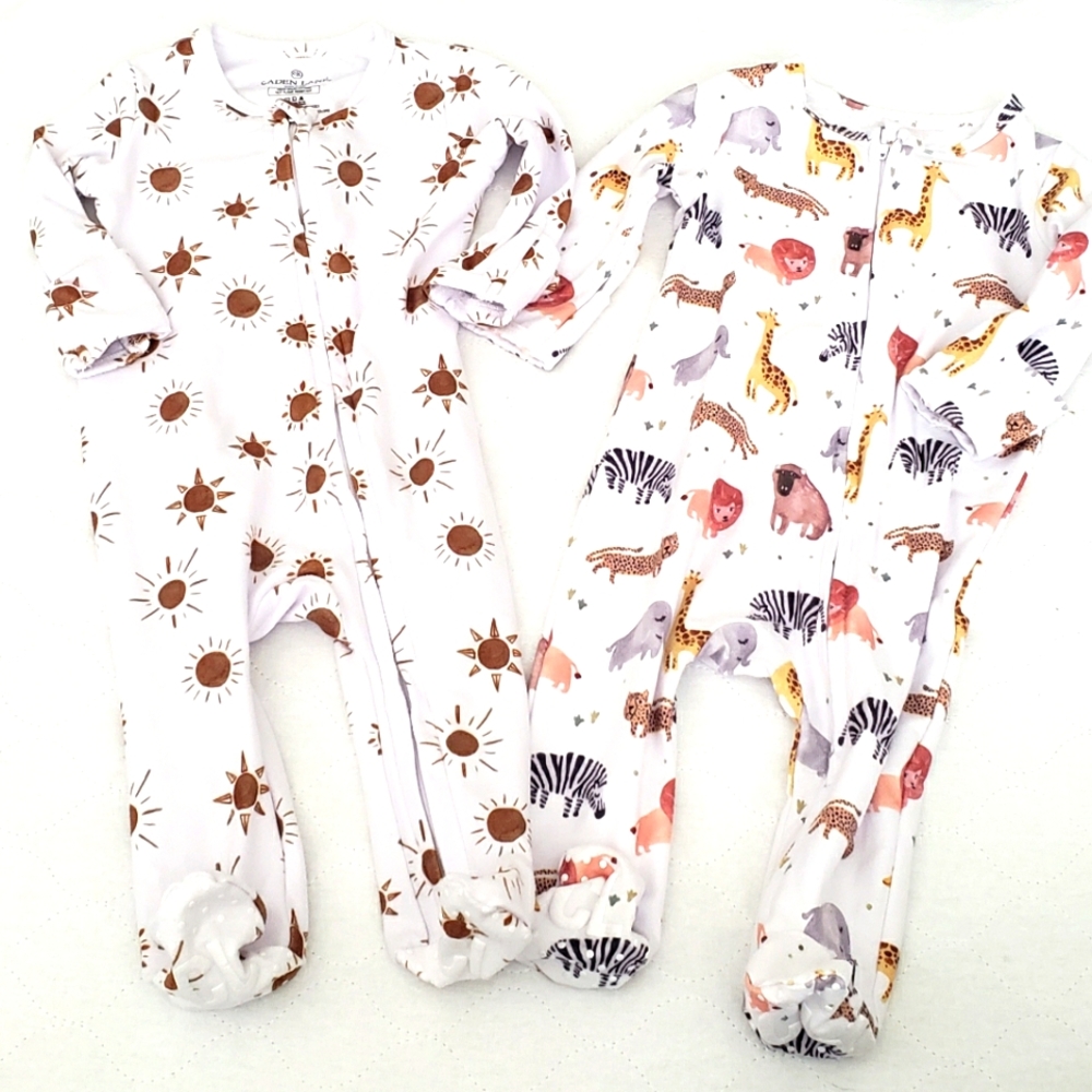 Caden Lane footie sleepers